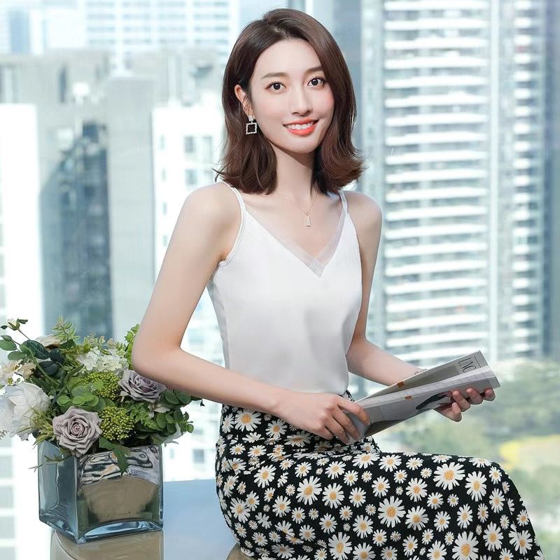 Women Formal Office Wear Tops - Nieuwe stijl ijszijde camisole blazer voor