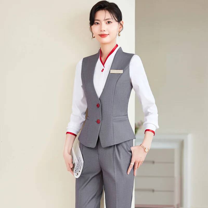 Women Formal Wear Blazers - Plus maat 5XL formele broekpakken elegante