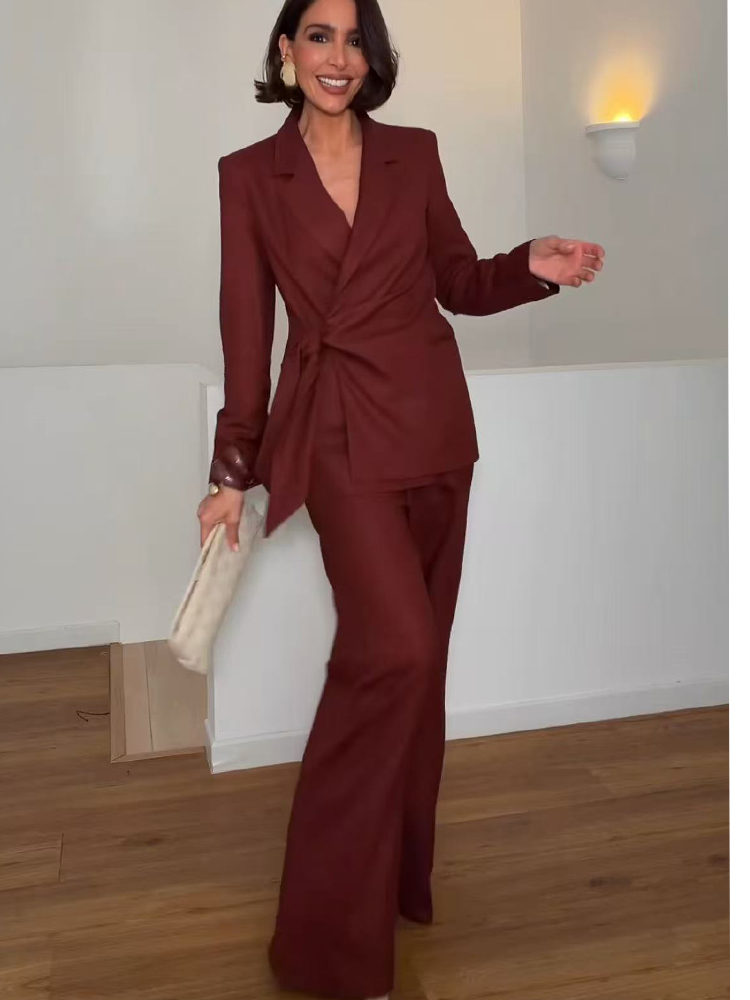 Women Formal Wear Blazers - Mode Kantoor Dames Blazer Broekpak Elegant