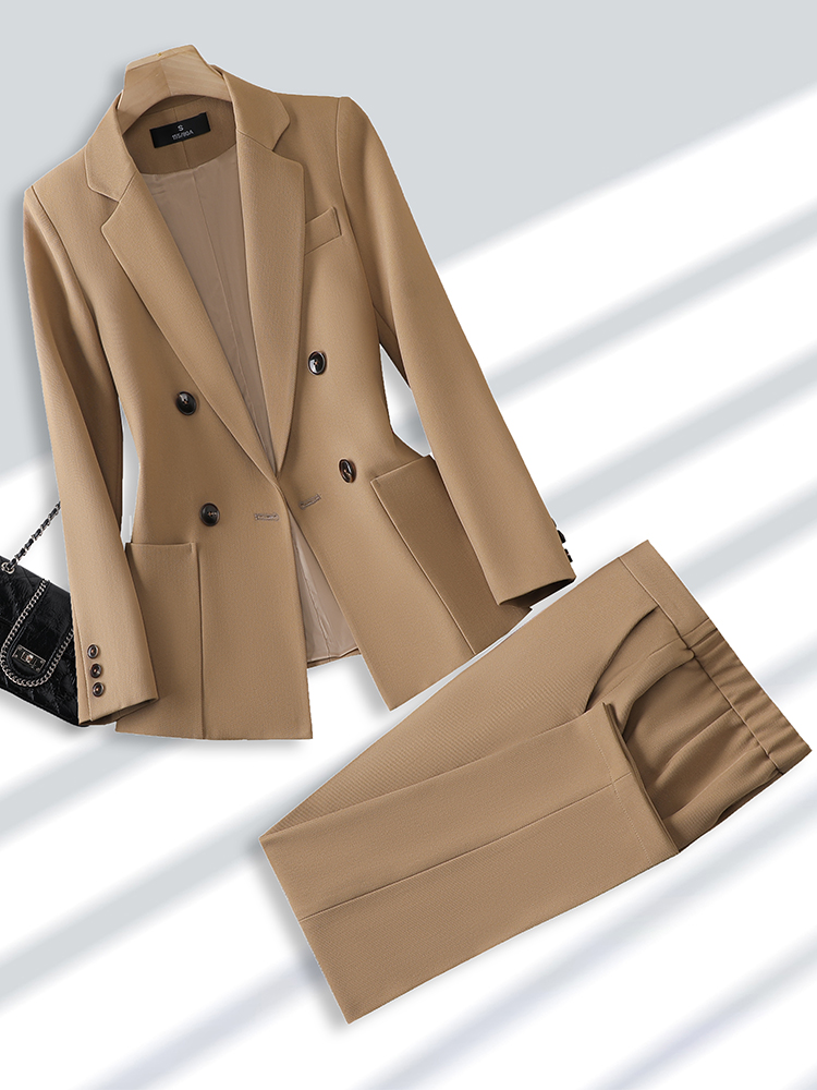 Women Formal Wear Blazers - Mode Dames Broekpak Formele Dames Kantoorwerkkleding