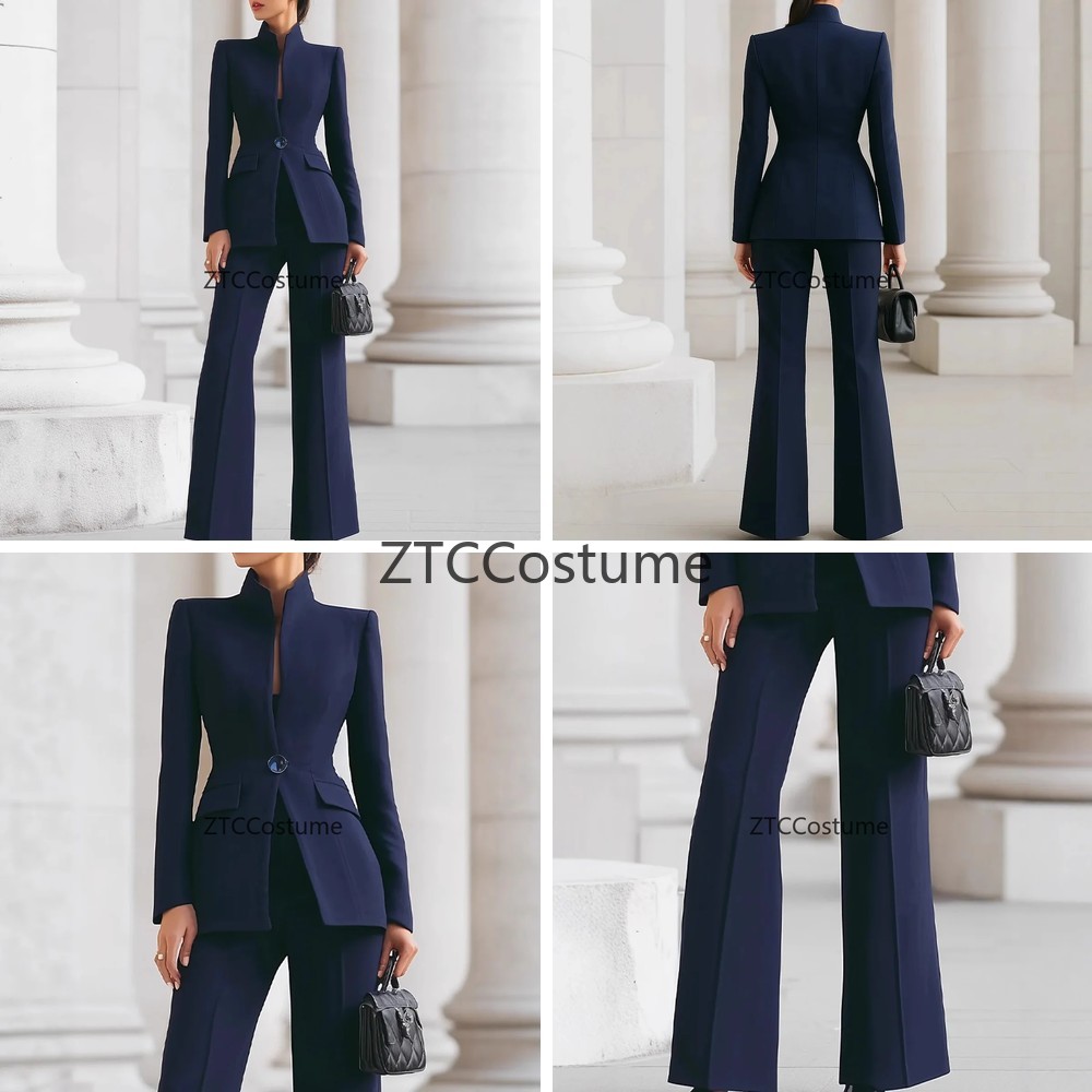 Women Formal Office Wear Tops - Cosplay damespakset met lange mouwen, enkelknoops