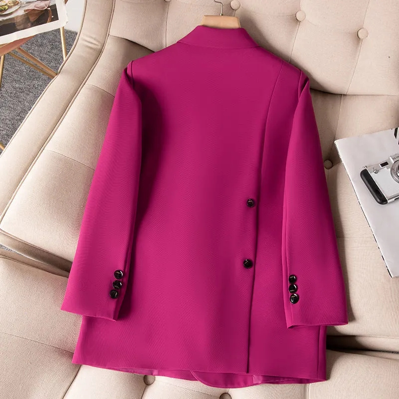 Women Formal Wear Blazers - Dames Formele Blazers 2023 Nieuwe Rose