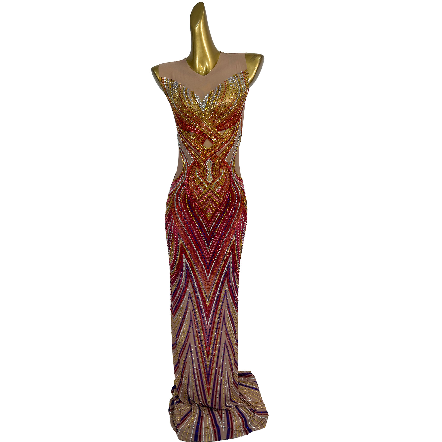 Formal Wear Gowns For Women - Sexy Kristallen Verjaardag Bruiloft Avond Lange