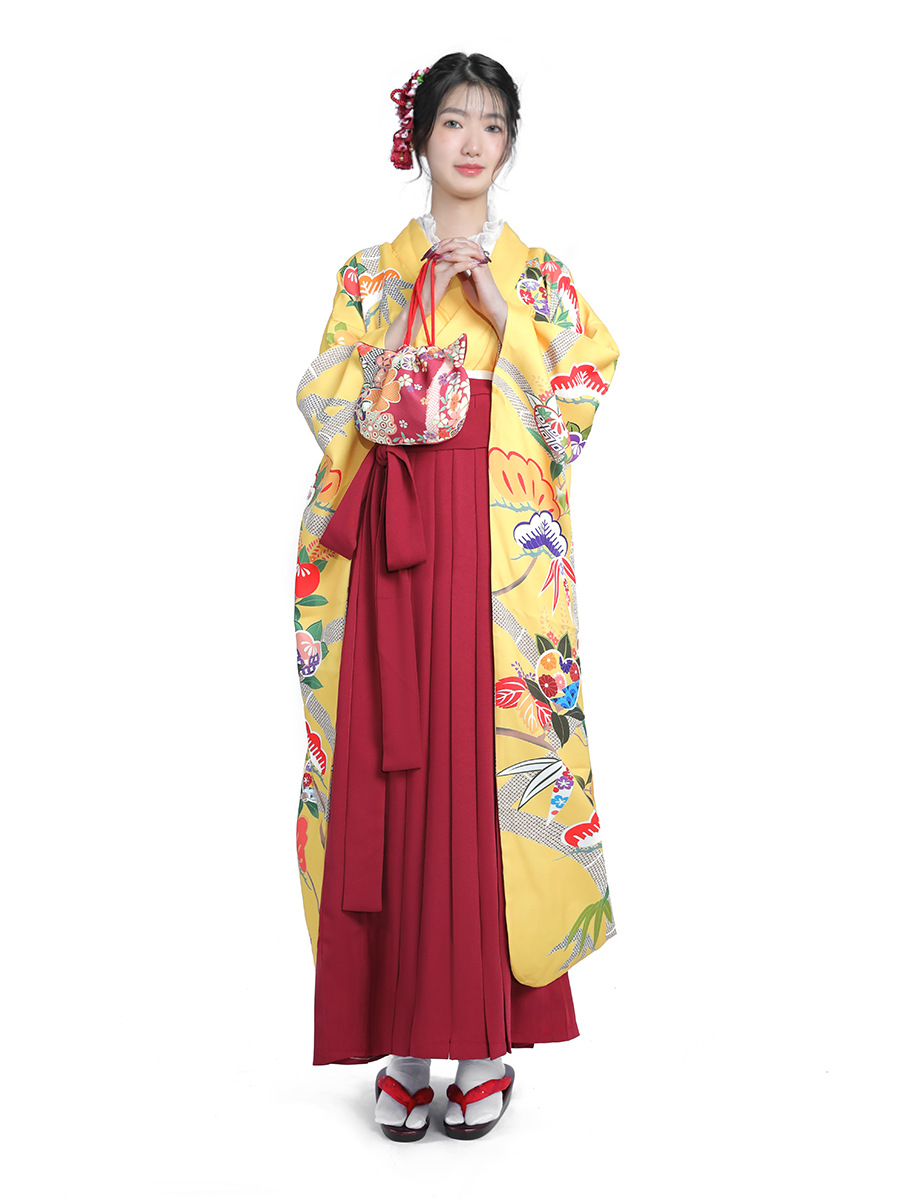 Japanese Women Formal Wear - Japanse kimono-set voor dames Wabi-Sabi-stijl Hakama-jurk