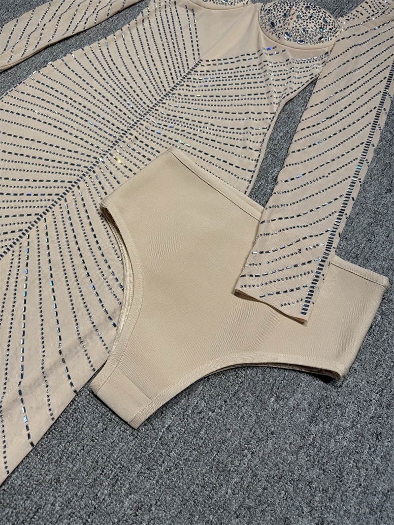 Luxe kristallen beige dames ga - Formal Wear Gowns For Women recensie en prijs