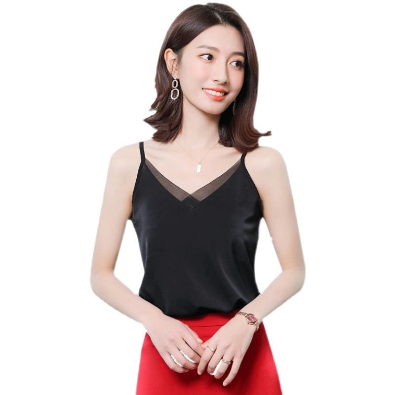 Nieuwe stijl ijszijde camisole - Women Formal Office Wear Tops recensie en prijs