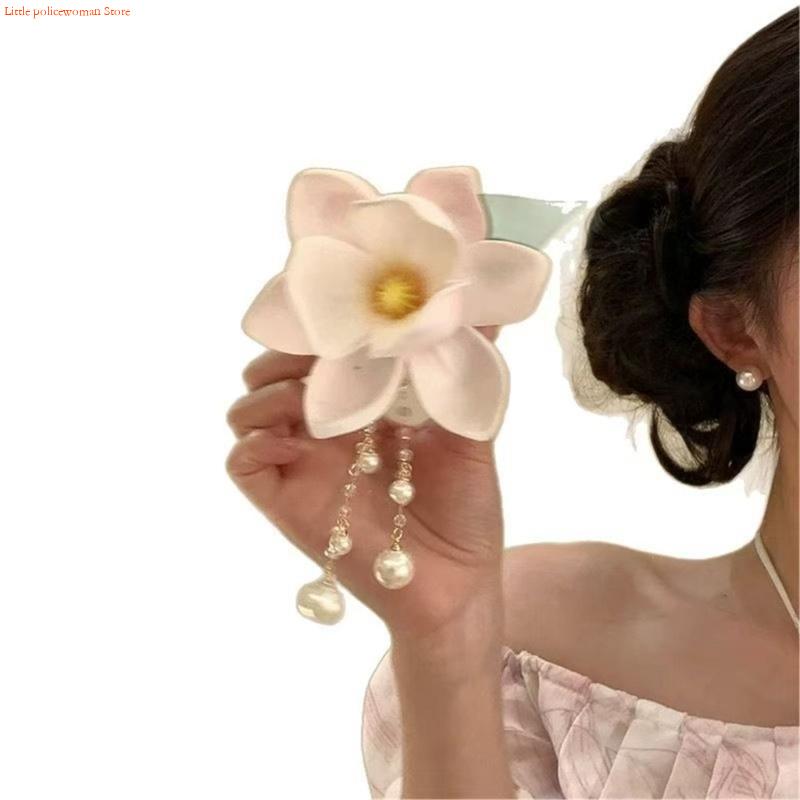 F92D Elegante Magnolia Bloem H - Formal Wear Hairstyles For Women recensie en prijs