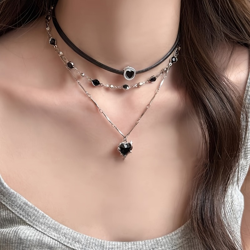 Gotische gelaagde hartvormige  - Formal Wear Jewelry For Women recensie en prijs