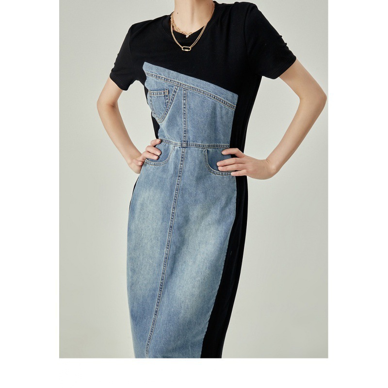 Denim Jurk Vrouwen Lange Jurke - Formal Wear Gowns For Women recensie en prijs