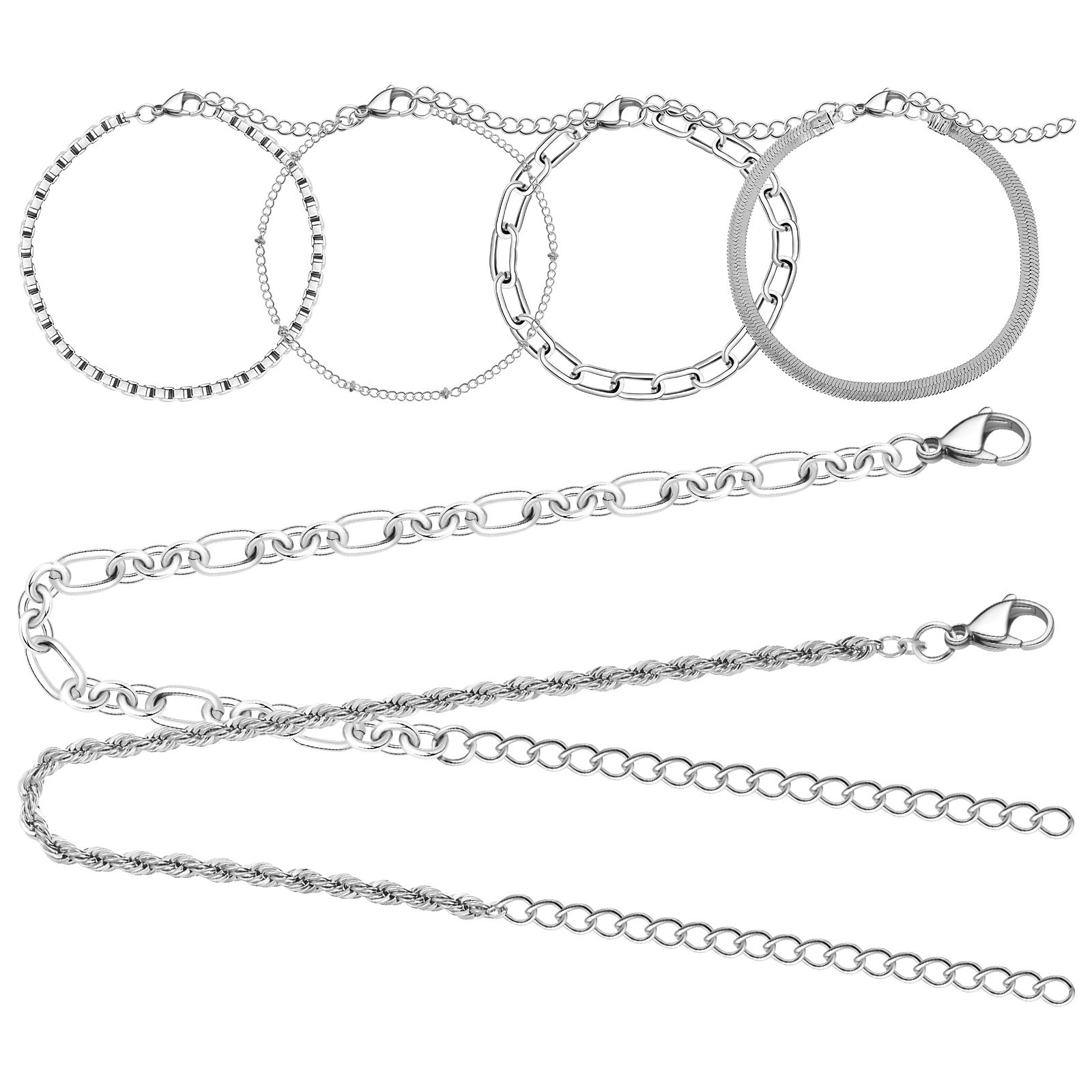 6-delige handketting minimalis - Formal Wear Jewelry For Women recensie en prijs