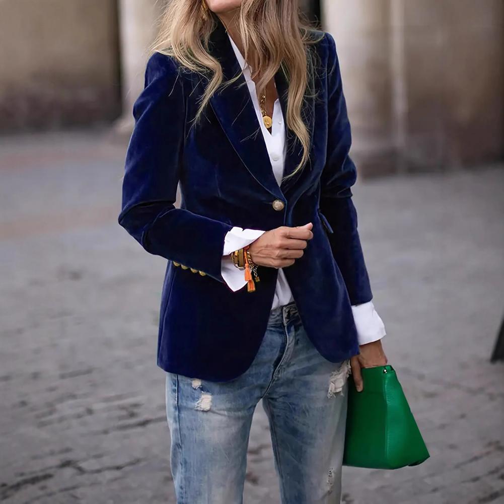 Fluwelen grote maat dames gala - Women Formal Wear Blazers recensie en prijs