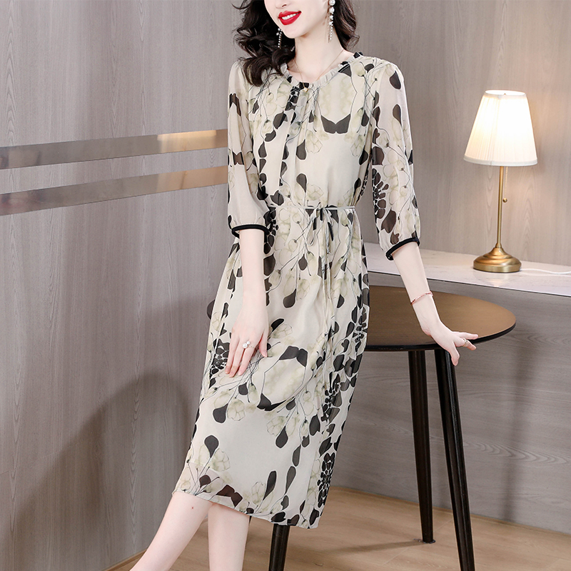 Zomer Bloemen Witte Zijden Str - Women Formal Office Wear Tops recensie en prijs