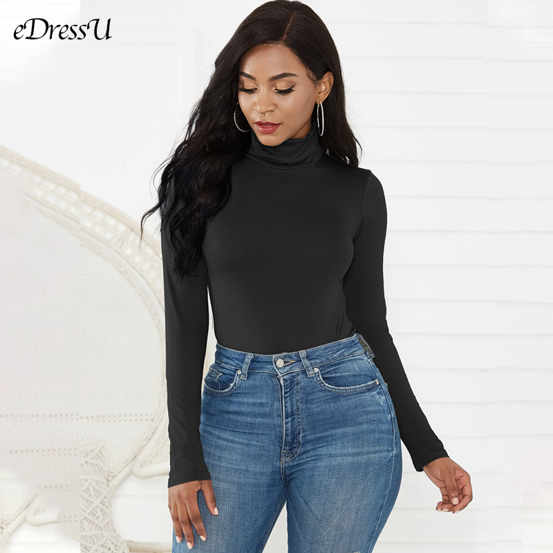 Vrouwen Bodysuit Coltrui Herfs - Turtleneck Bodysuit Office recensie en prijs