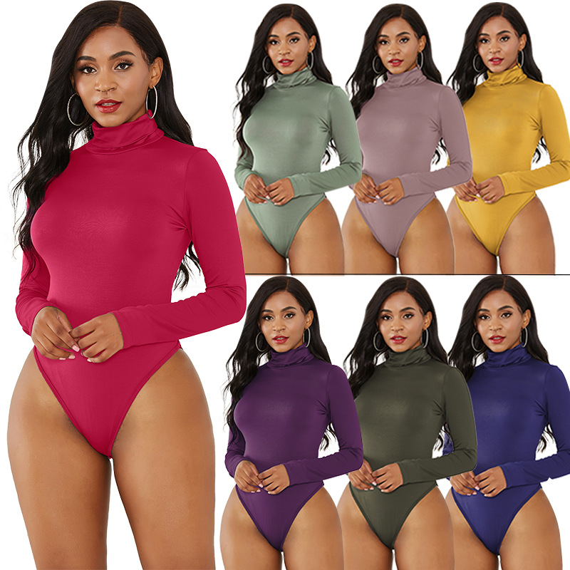 Vrouwen Bodysuit Coltrui Herfs - Turtleneck Bodysuit Office recensie en prijs
