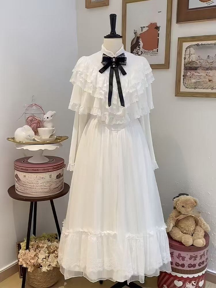 Japanse kanten jurk met korte  - Women Formal Wear With Skirt recensie en prijs