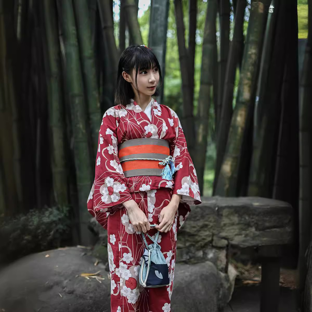 Rode Japanse Yukata Kimono Vro - Japanese Women Formal Wear recensie en prijs