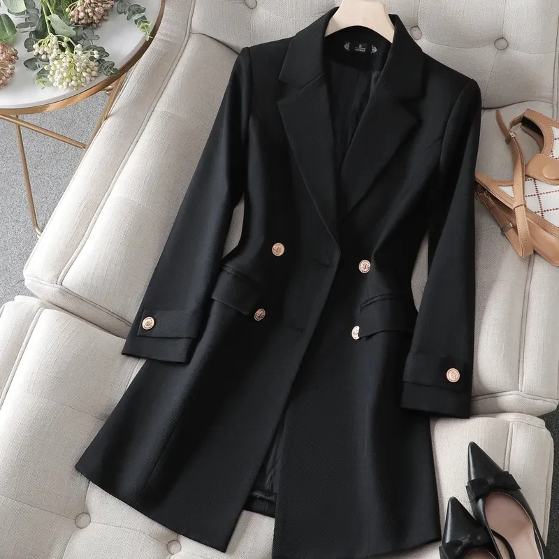 Herfst Winterjas Vrouwen Lange - Women Formal Wear Blazers recensie en prijs