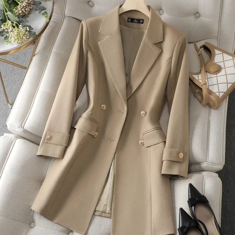 Herfst Winterjas Vrouwen Lange - Women Formal Wear Blazers recensie en prijs