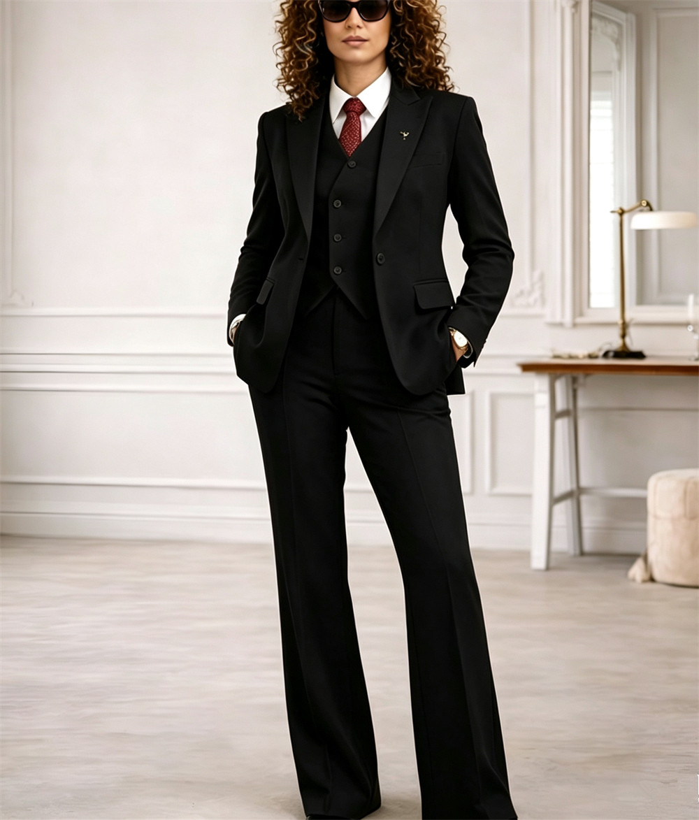 Roestkleurige damespakken 3-de - Women Formal Wear Vest recensie en prijs