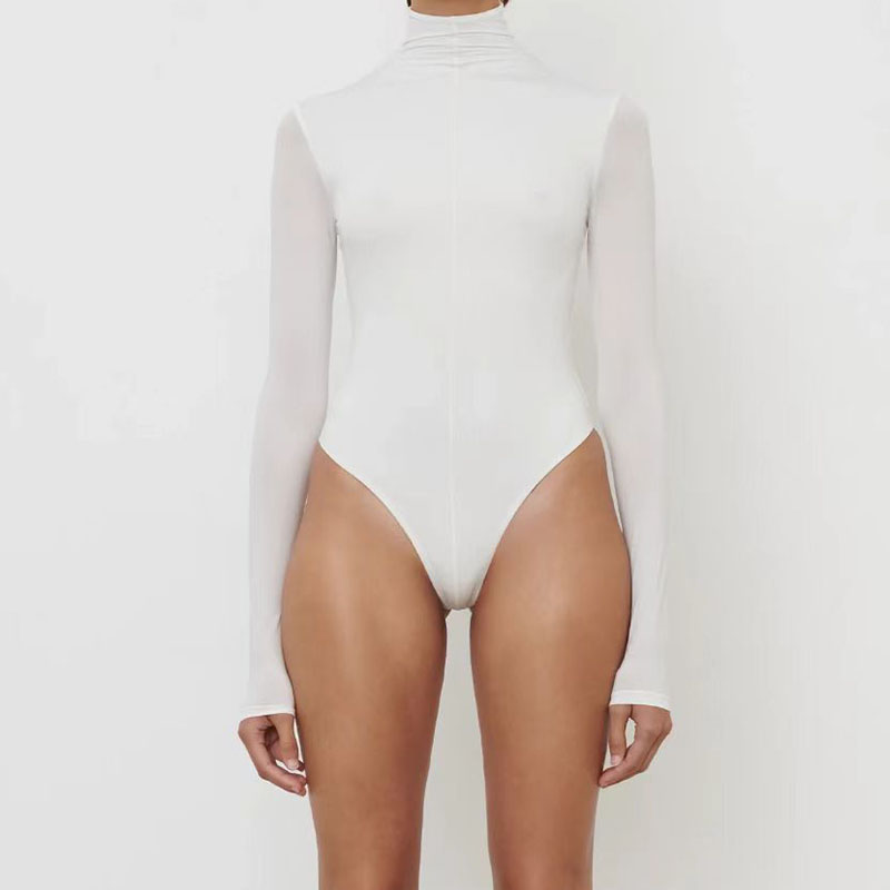 Slim-fit basislaag voor dames, - Turtleneck Bodysuit Office recensie en prijs
